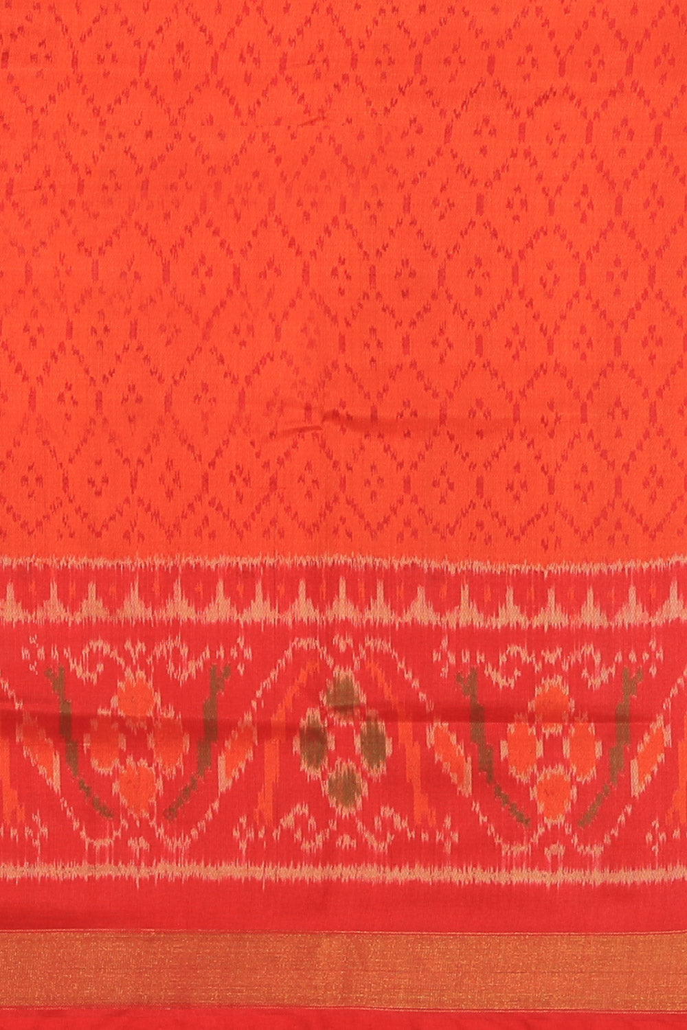 Rajkot Patola Silk Unstitched Suit With Dupatta (3 Pcs Set)