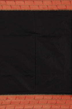 Collection of Paithani Silk Black Saree in a gallery layout