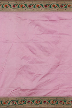 Collection of Paithani Silk Pink Saree in a gallery layout