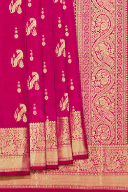 Collection of Soft Silk Pink Saree in a gallery layout