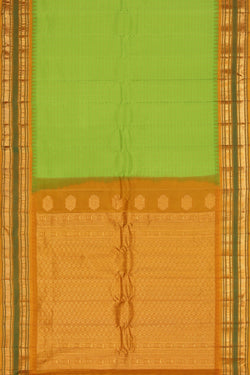 Image of Gadwal Silk Green Saree