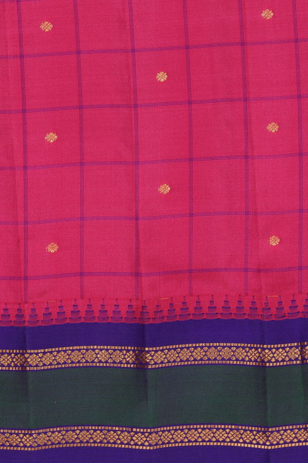 Gadwal Silk Pink Saree