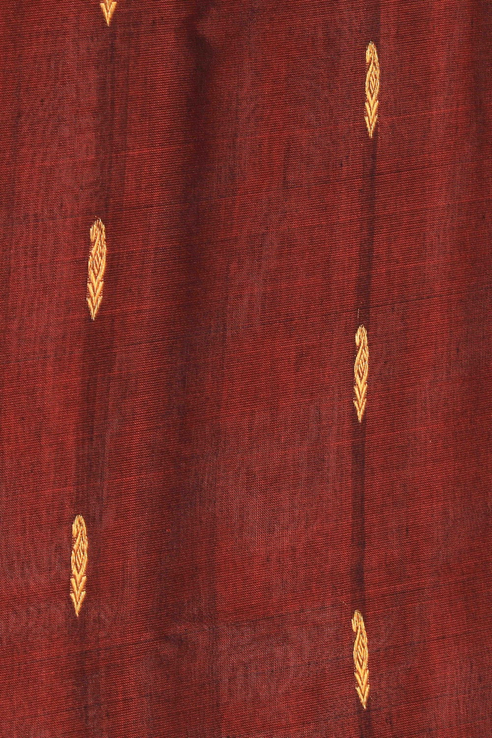 Image of Gadwal Cotton Silk Maroon Saree