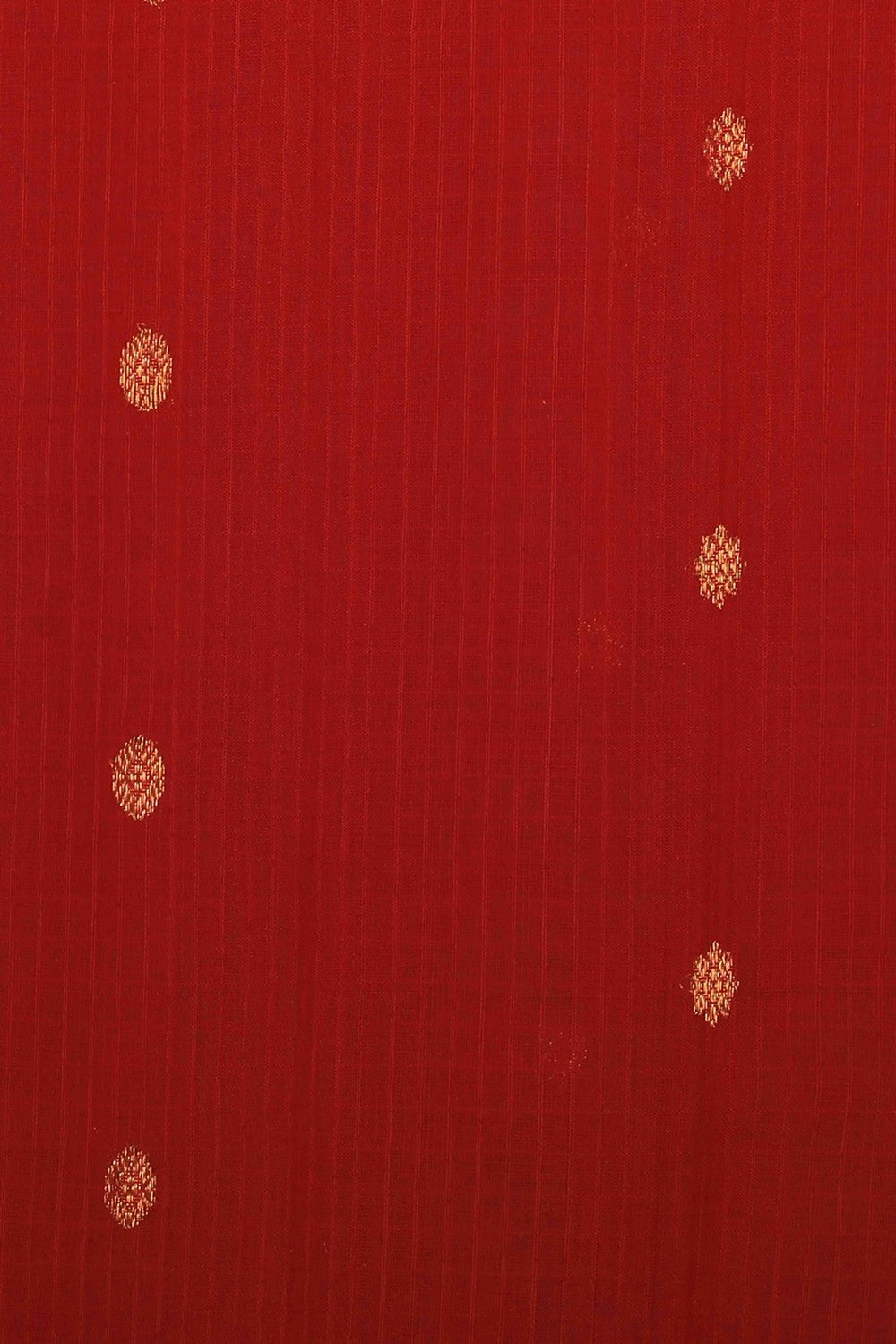 Collection of Gadwal Cotton Silk Red Saree in a gallery layout