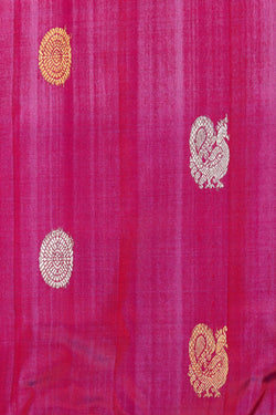 Image of Gadwal Silk Violet Saree