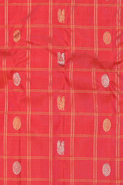 Image of Gadwal Silk Pink Saree