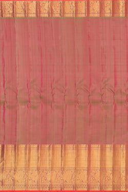 Image of Gadwal Silk Pink Saree