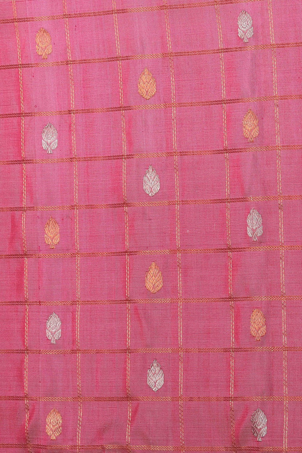 Gadwal Silk Pink Saree