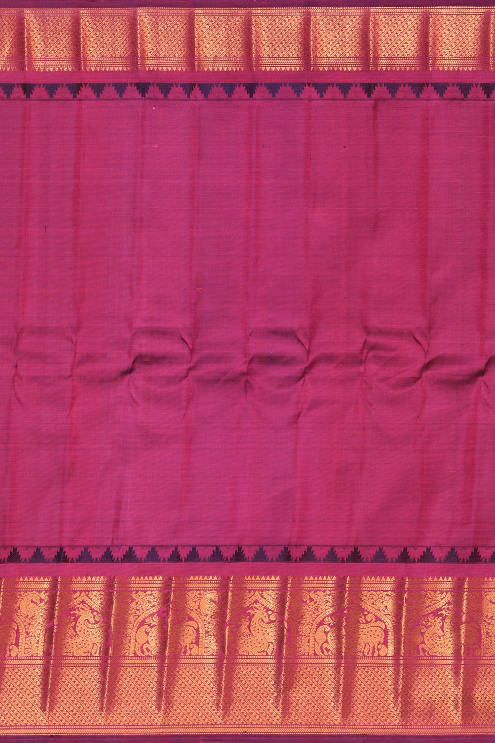 Gadwal Silk Pink Saree