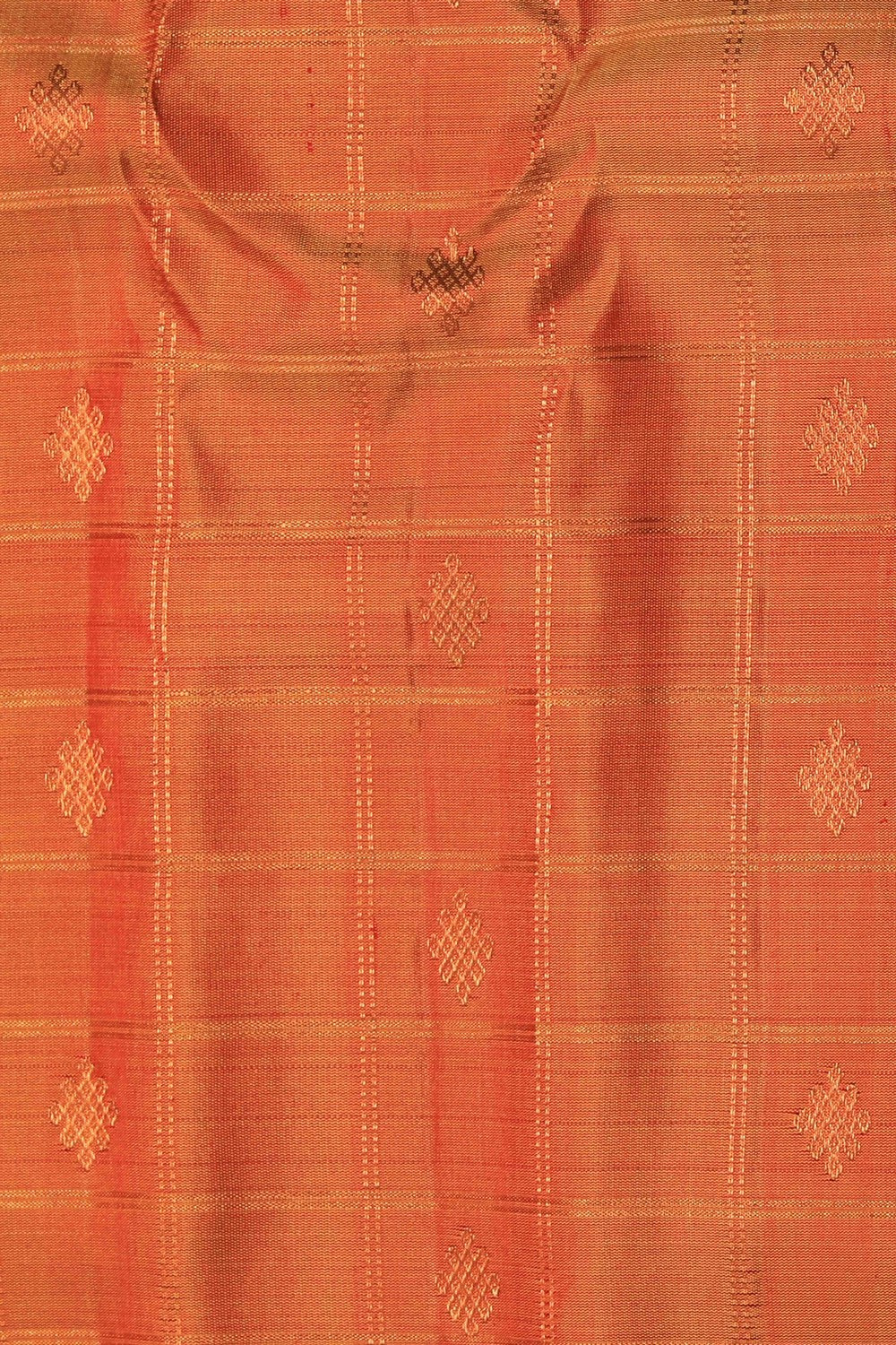 Gadwal Silk Orange Saree