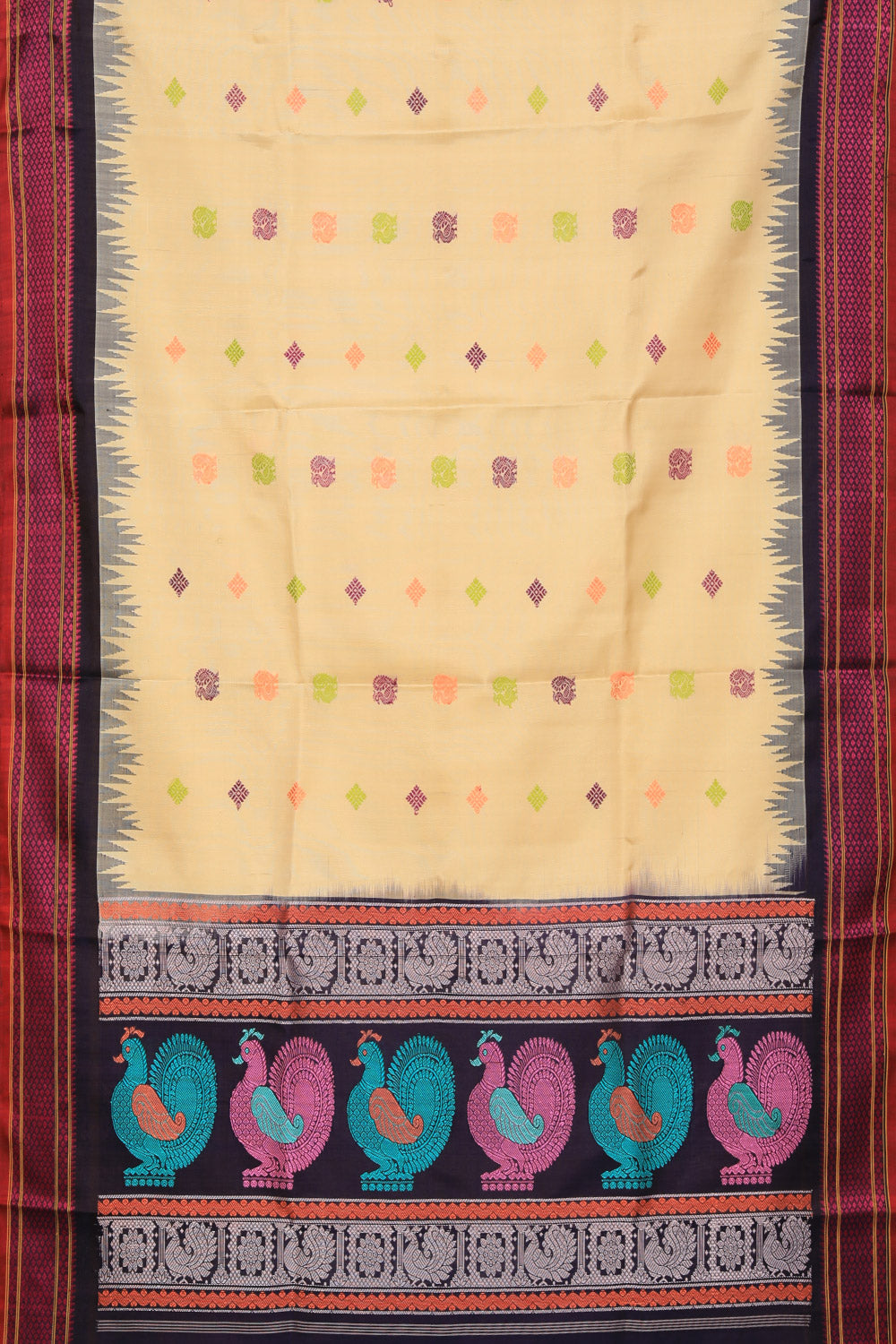 Gadwal Silk Classy Beige Dupatta