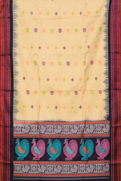 Image of Gadwal Silk Classy Beige Dupatta