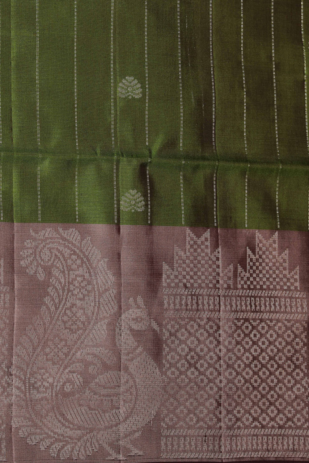 Collection of Soft Silk Green Saree in a gallery layout