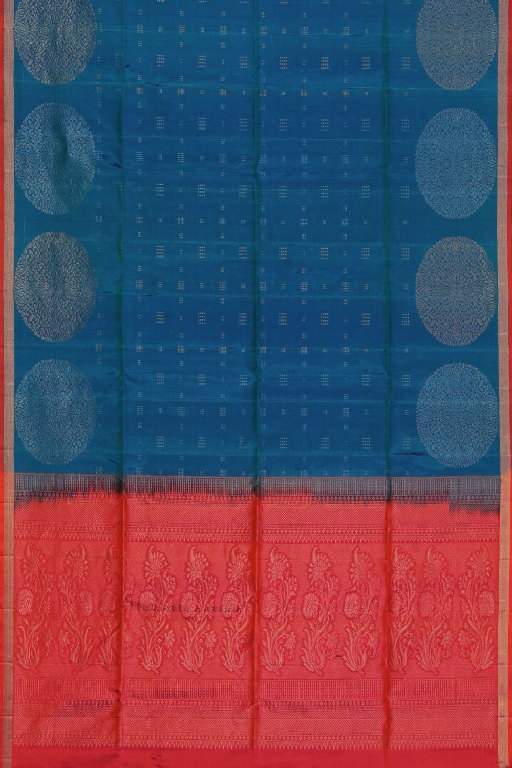 Collection of Soft Silk Blue Saree in a gallery layout