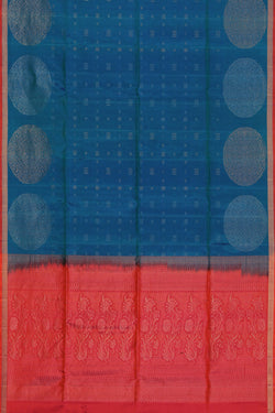 Collection of Soft Silk Blue Saree in a gallery layout