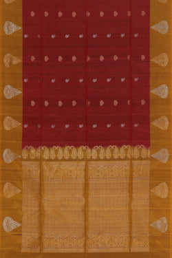 Collection of Soft Silk Maroon Saree in a gallery layout