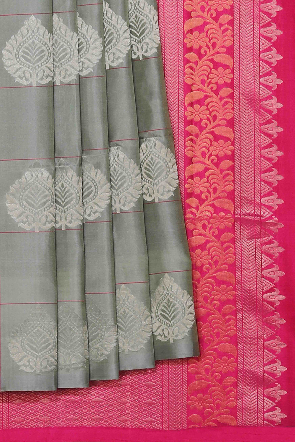 Collection of Soft Silk Green Saree in a gallery layout