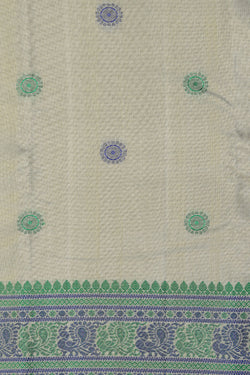 Collection of Simple Yet Elegant Pista-Green Saree in a gallery layout