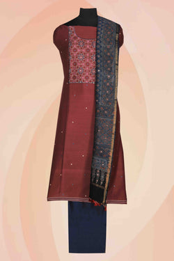 Collection of Unstitched Suit With Dupatta (3 Pcs Set) in a gallery layout