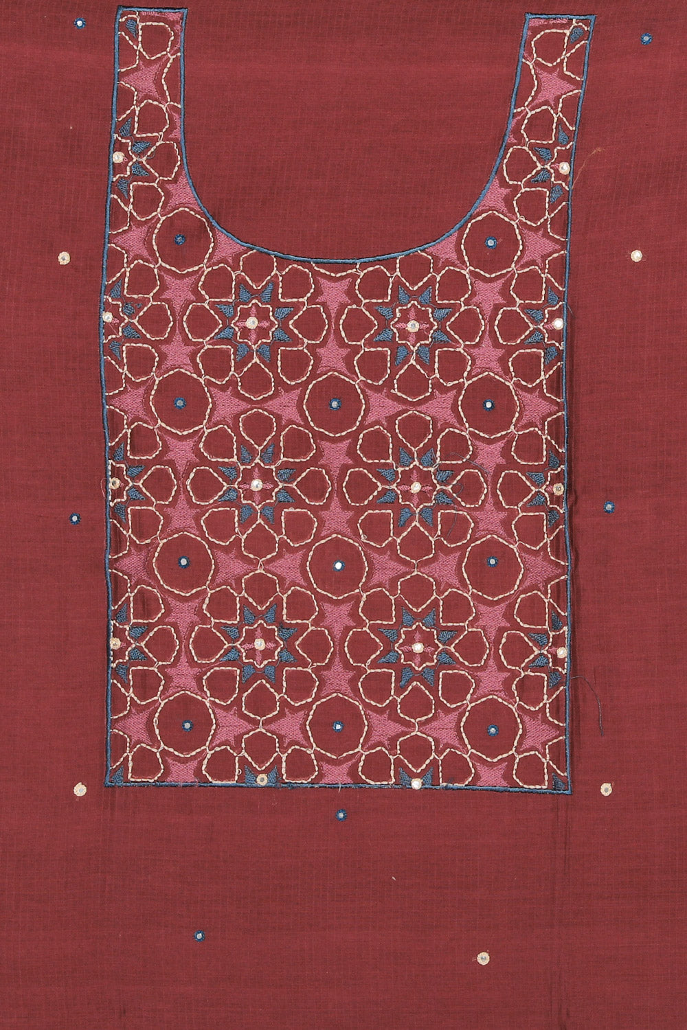 Image of Unstitched Suit With Dupatta (3 Pcs Set)