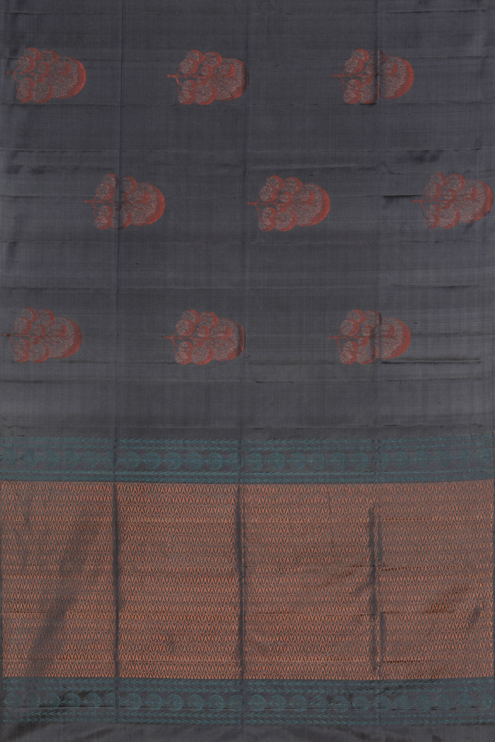 Collection of South Silk Grey Saree in a gallery layout