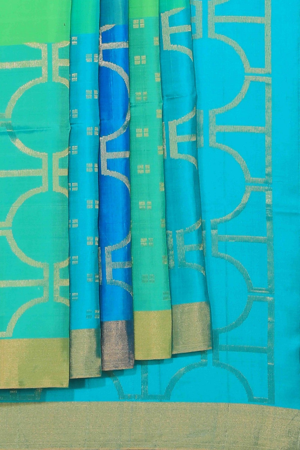 Collection of Soft Silk Sea Green Saree in a gallery layout