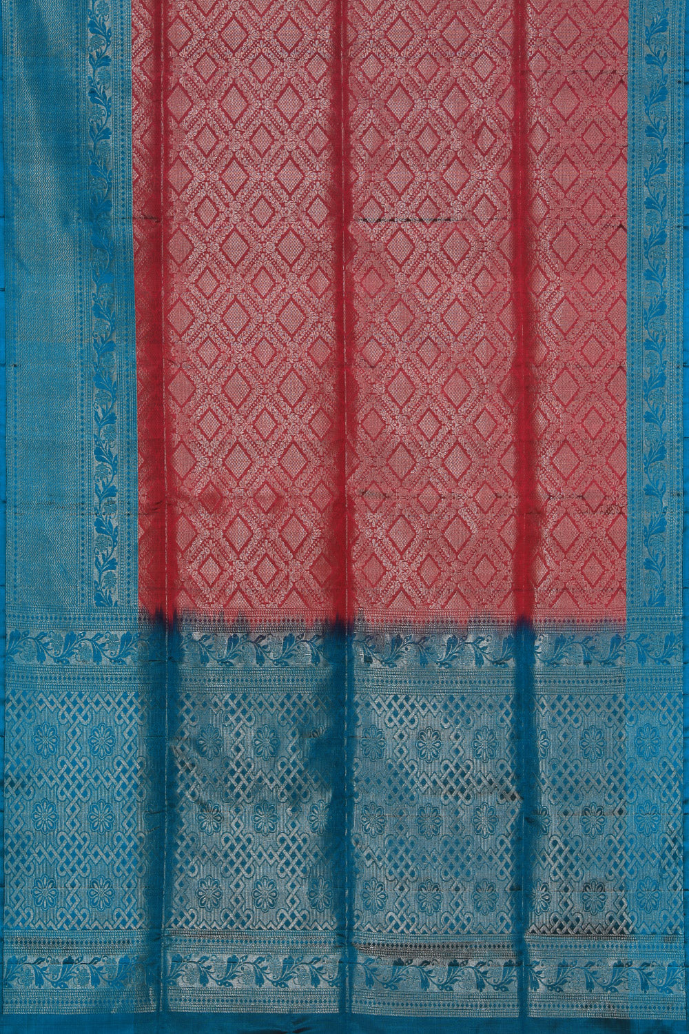 Collection of South Silk Plum-Pink Saree in a gallery layout