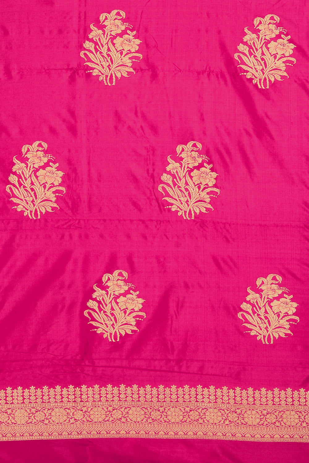 Collection of Banarasi Silk Unstitched Suit With Dupatta (3 Pcs Set) in a gallery layout