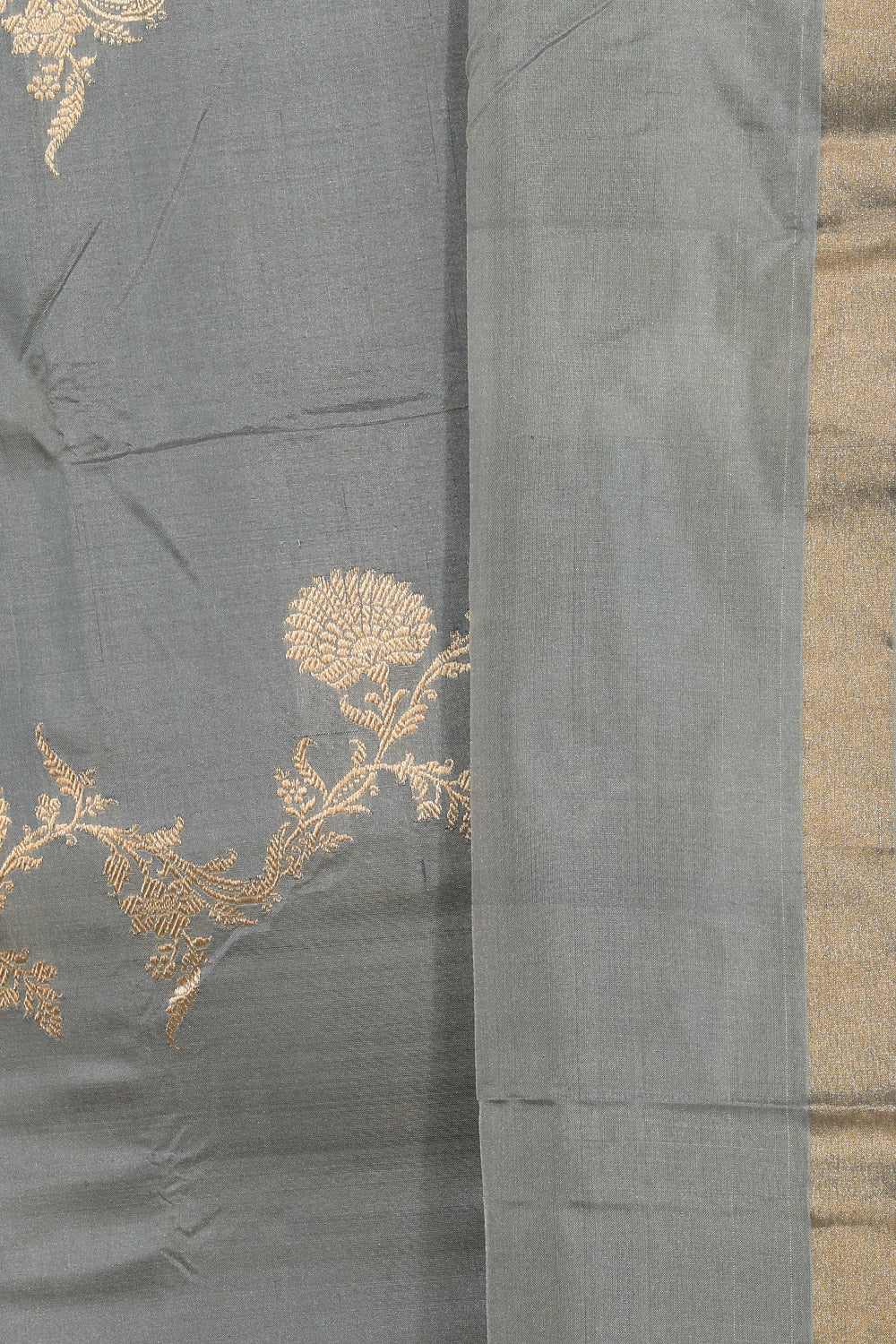 Collection of Banarasi Silk Unstitched Suit With Dupatta (3 Pcs Set) in a gallery layout