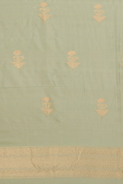 Collection of Banarasi Silk Unstitched Suit With Dupatta (3 Pcs Set) in a gallery layout