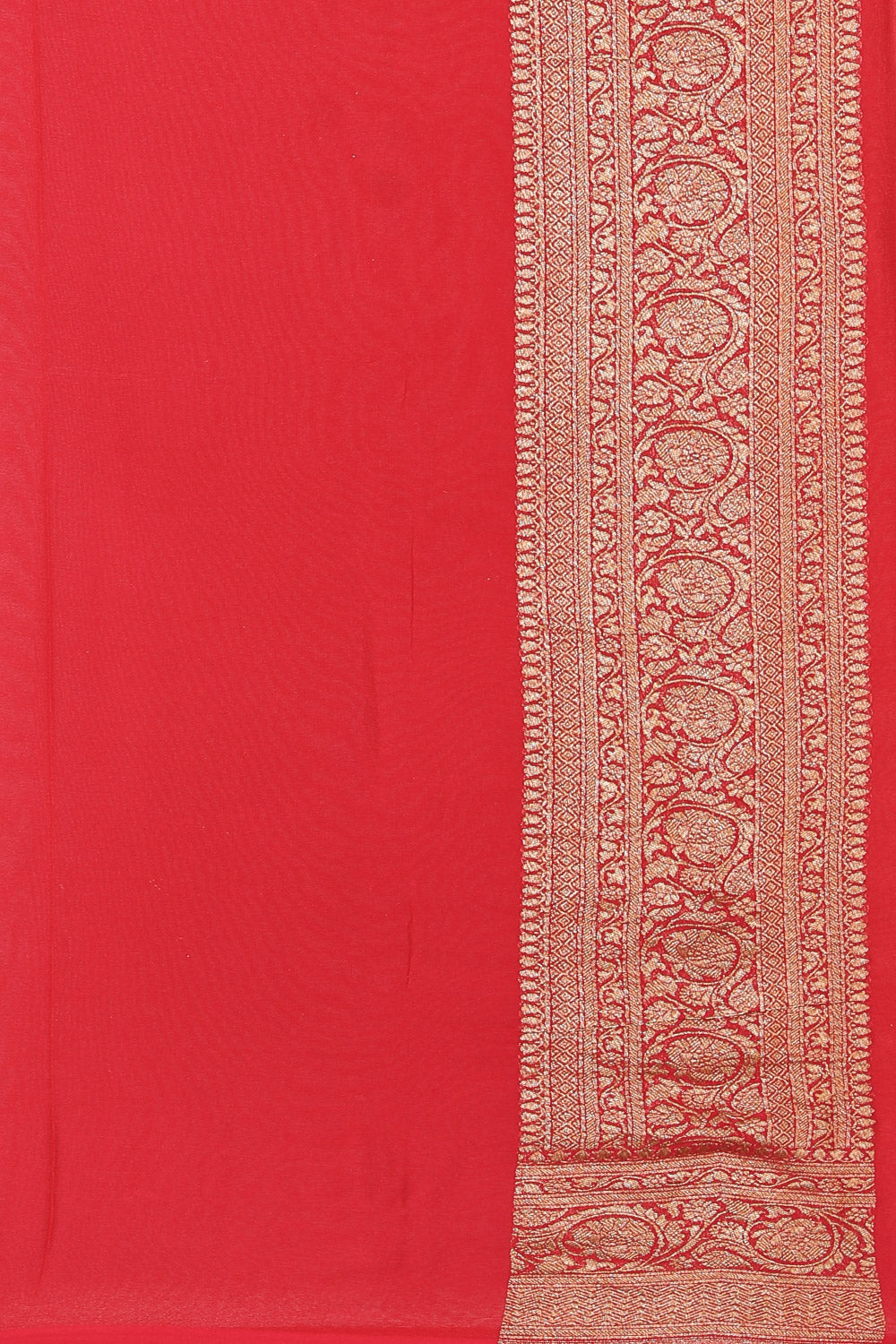 Collection of Banarasi Chiffon Mustard Saree in a gallery layout