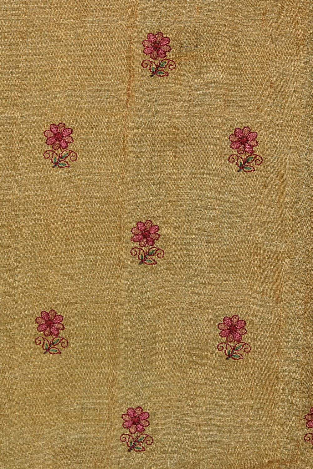 Tussar Silk Mustard Saree