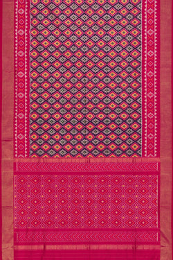 Collection of Pochampally Silk Ikat Saree in a gallery layout