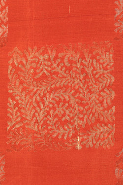 Collection of South Silk Orange Saree in a gallery layout