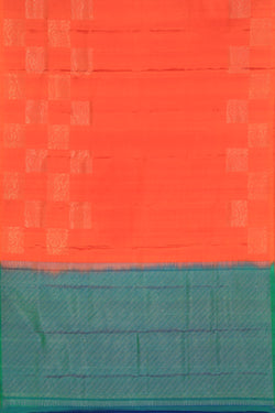 Collection of South Silk Orange Saree in a gallery layout