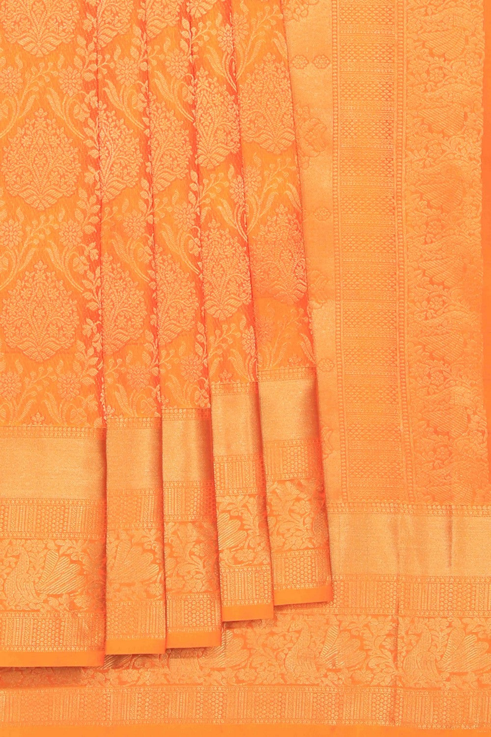 Kanchi Silk Mustard Saree