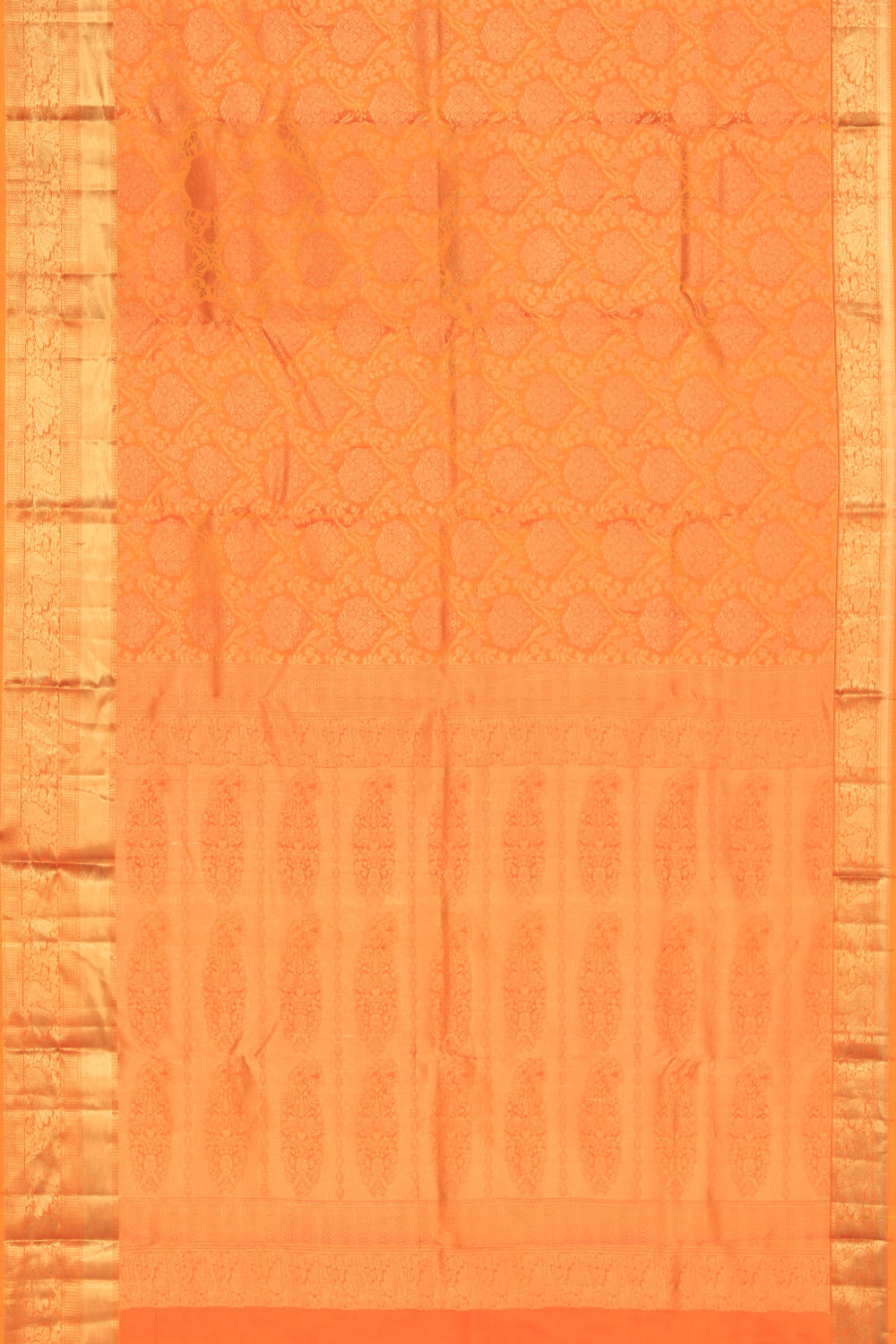 Kanchi Silk Mustard Saree