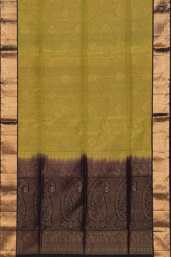 Collection of South Silk Green Saree in a gallery layout