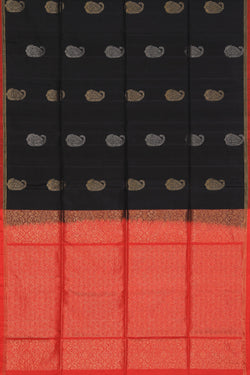 Collection of South Silk Black Saree in a gallery layout