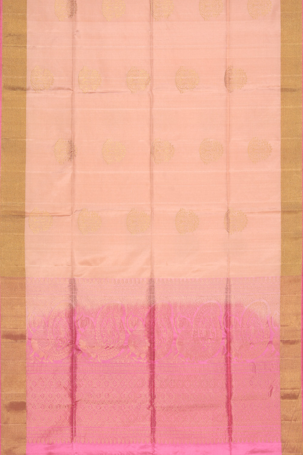 Collection of South Silk Beige Saree in a gallery layout