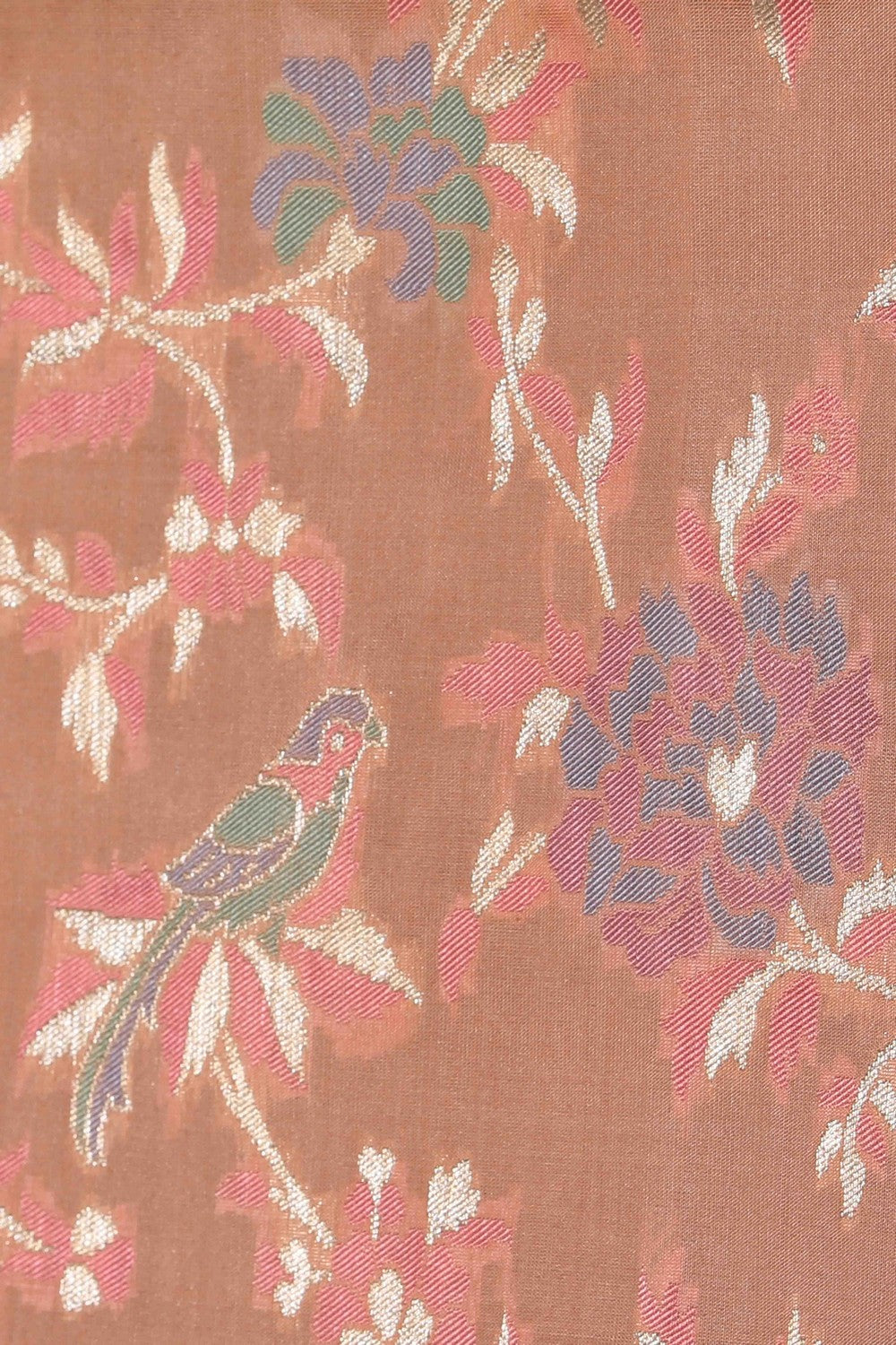 Image of Banarasi Silk Pastel Peach Saree