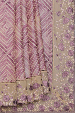 Collection of Tussar Silk Purple Saree in a gallery layout