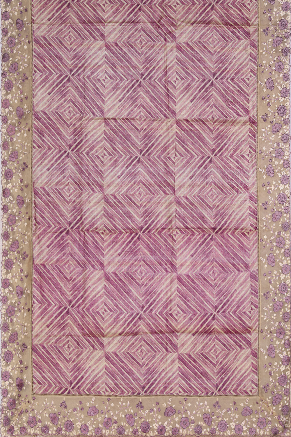 Collection of Tussar Silk Purple Saree in a gallery layout