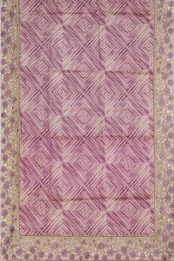 Collection of Tussar Silk Purple Saree in a gallery layout