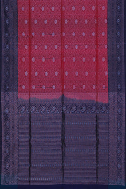 Collection of South Silk Plum-Pink Saree in a gallery layout