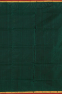 Image of Uppada Silk Bottle Green Saree