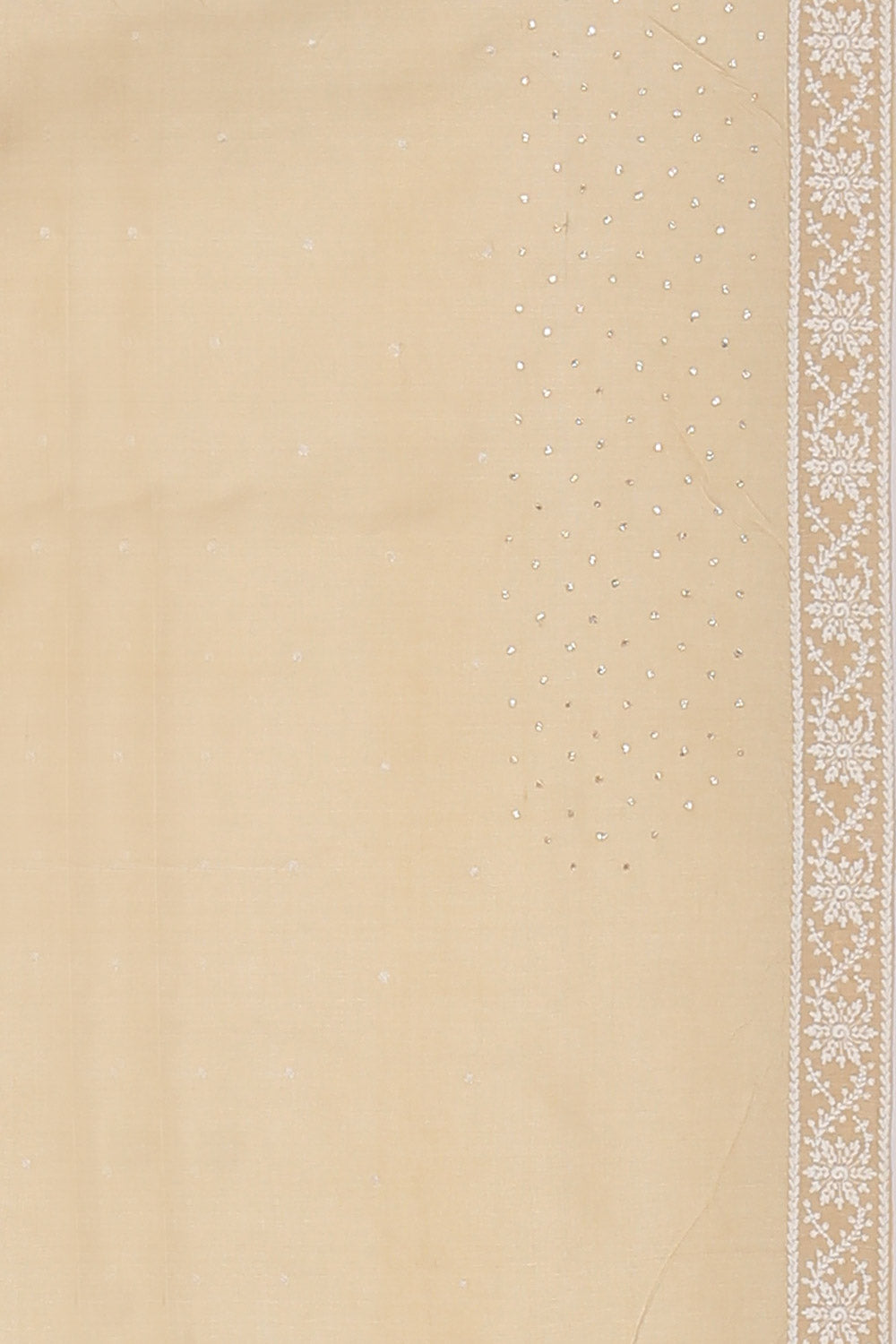 Collection of Tussar Silk Ivory Off-White Saree in a gallery layout