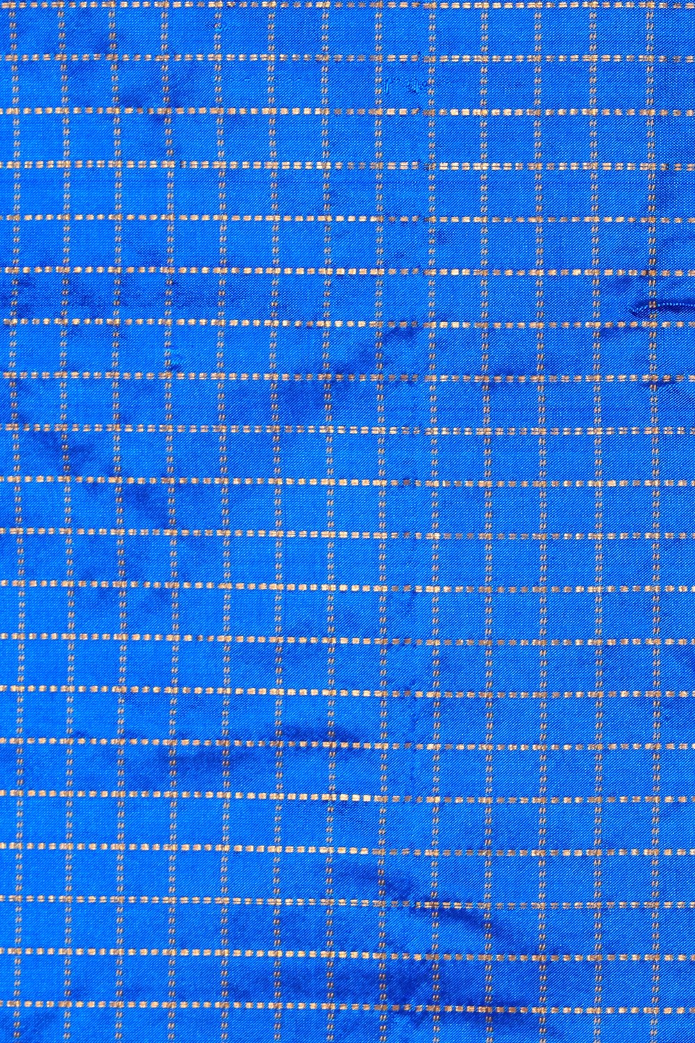 Image of Narayanpet Silk Blue Saree