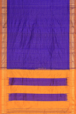 Image of Narayanpet Silk Purple Saree