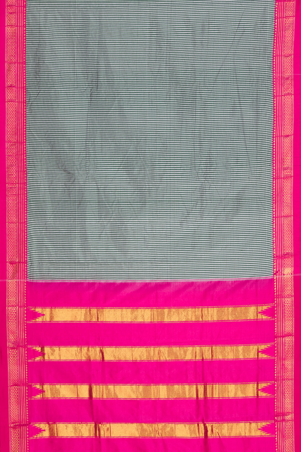 Narayanpet Silk Green Saree